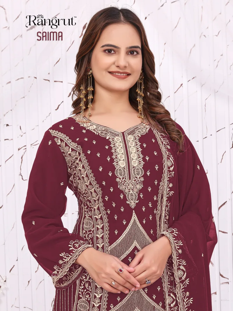 Saima By Banwery Blooming Georgette Salwar Kameez